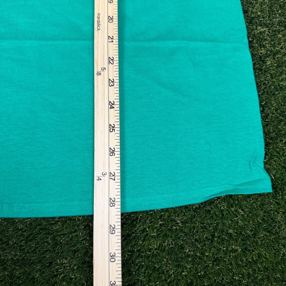 Well Worn Stop Destroying The Earth Tacos Graphic T-Shirt Teal Green Small - Picture 2 of 5